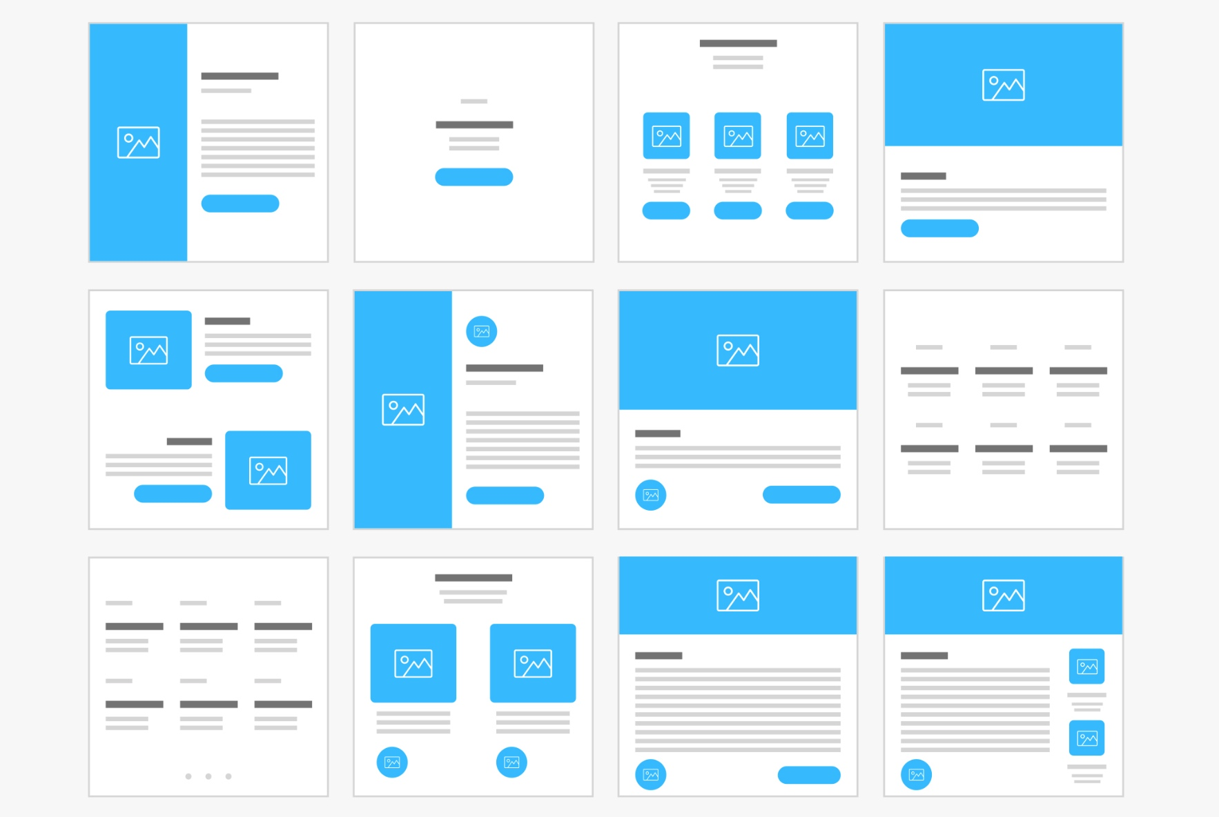 简洁精致的Web & mobile Wireframe Kits 线框图-稀土区