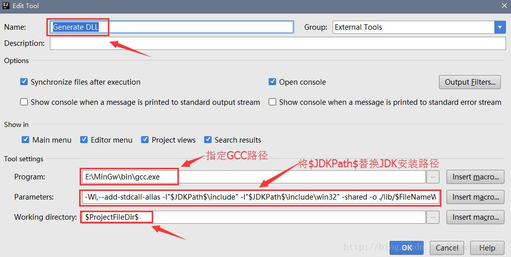 添加External Tools