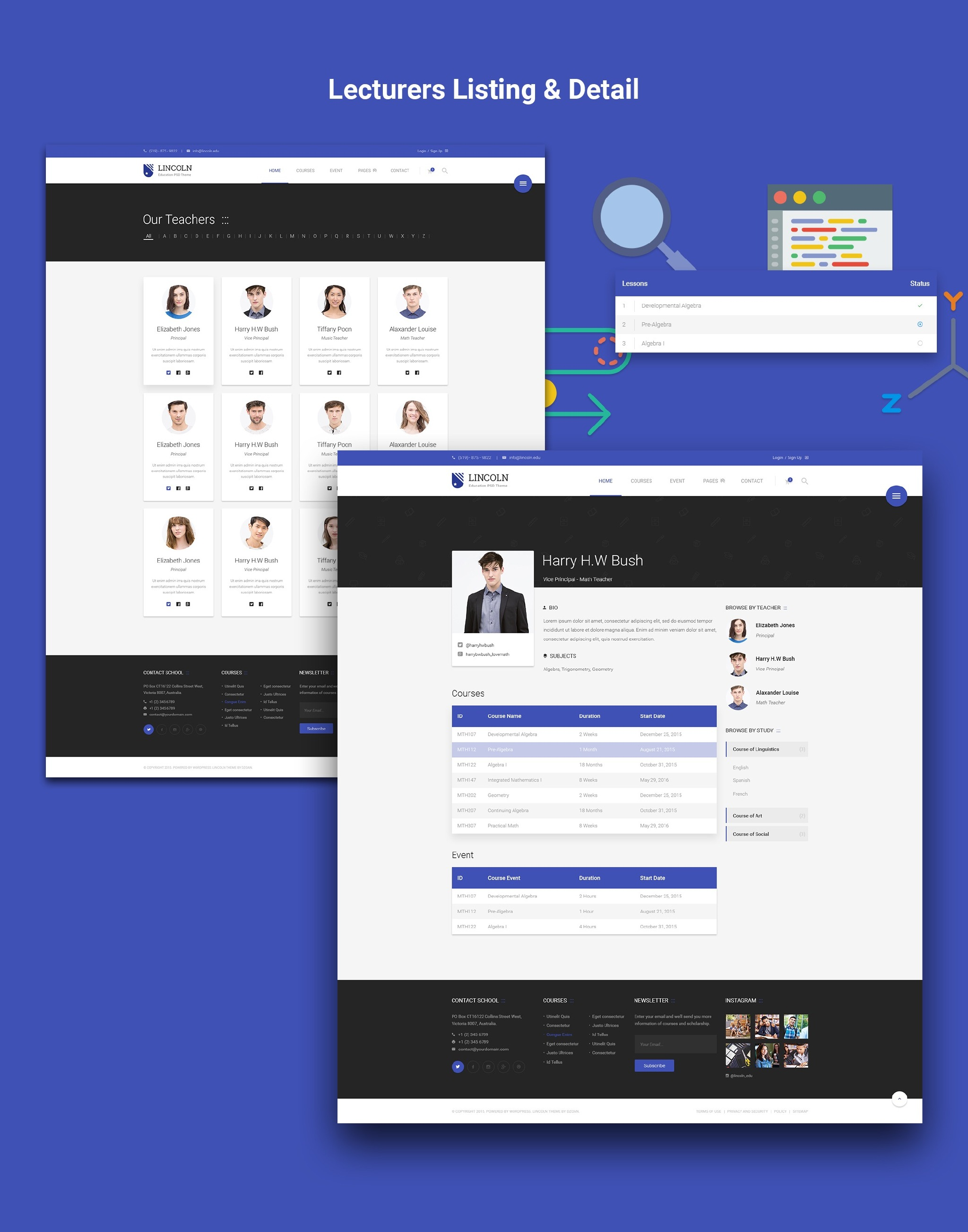 一套精致简洁 Material Design 风格网页模板-稀土区