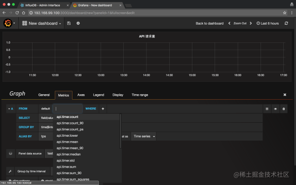 使用 StatsD + Grafana + InfluxDB 搭建 Node.js 监控系统