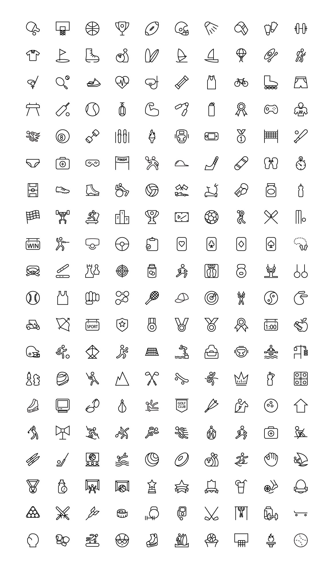 2000 枚扁平化多种类 icon 图标打包-稀土区