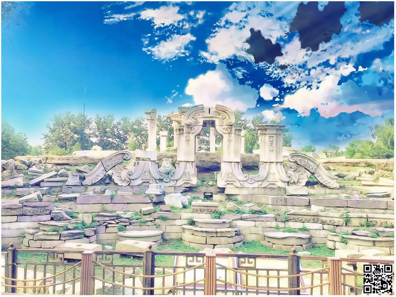 圆明园遗址(时光相册制作)