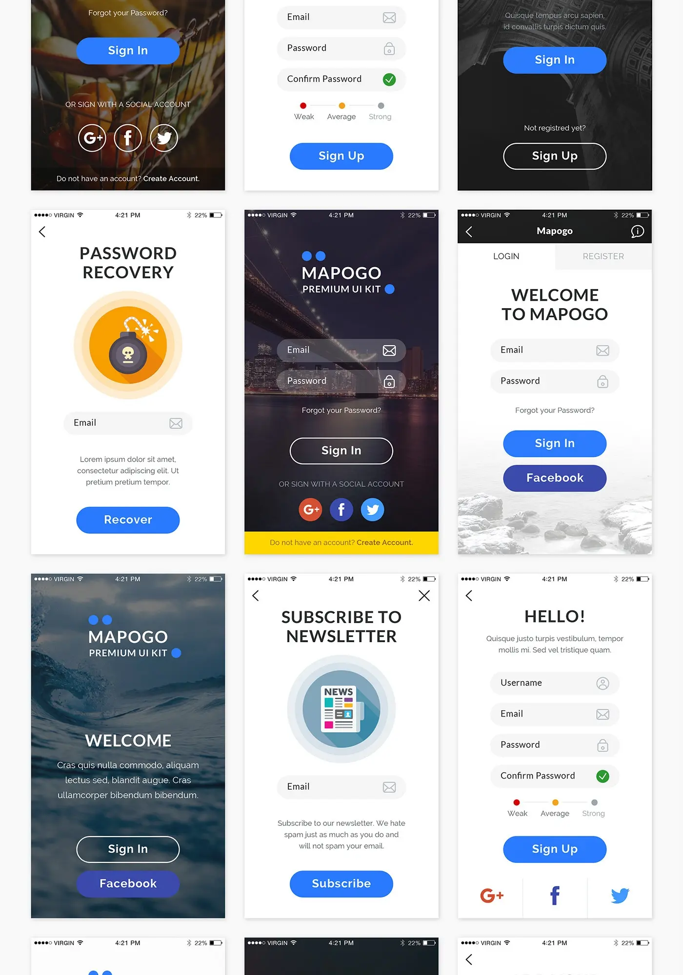 1000 + UI组件的精致多样式 APP UI 模板打包-稀土区