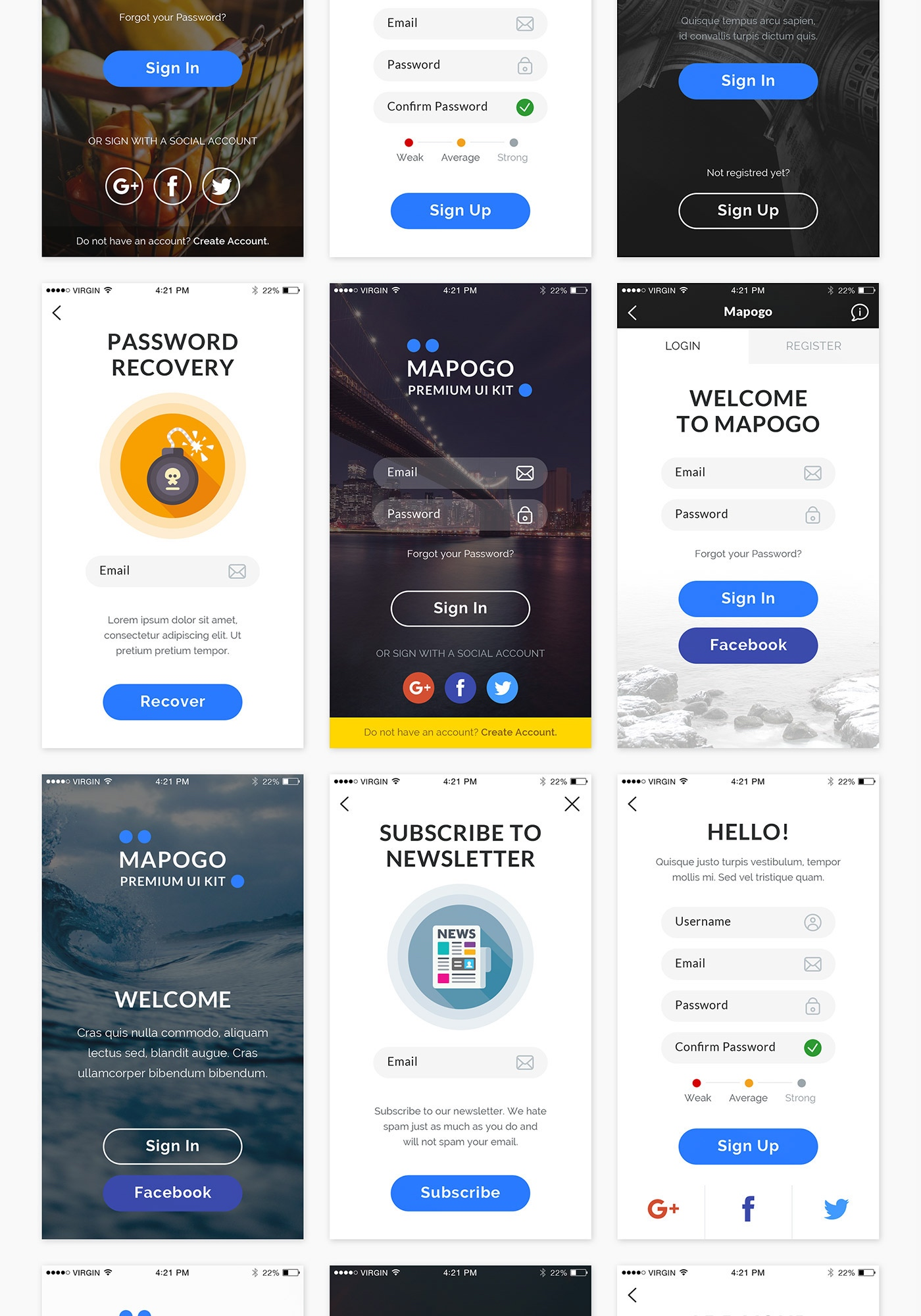 1000 + UI组件的精致多样式 APP UI 模板打包-稀土区