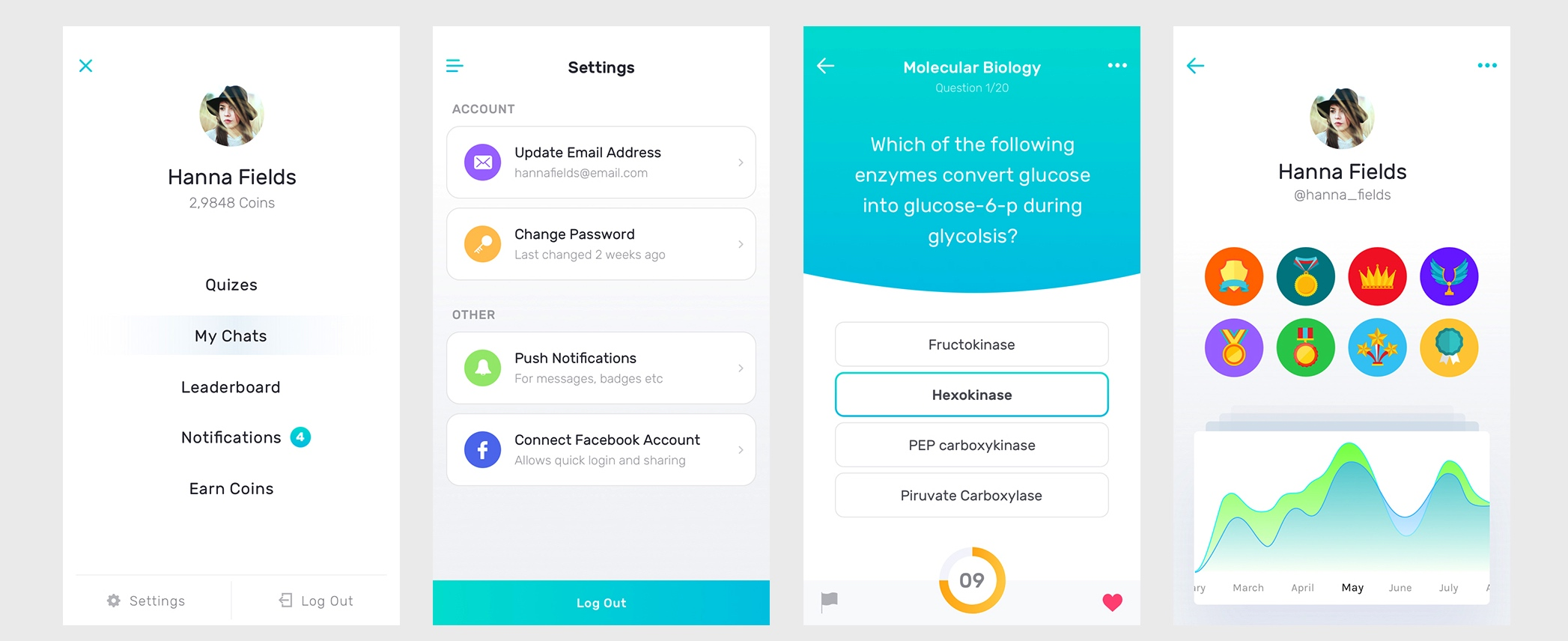 黑白简洁的 APP UI 套件-稀土区