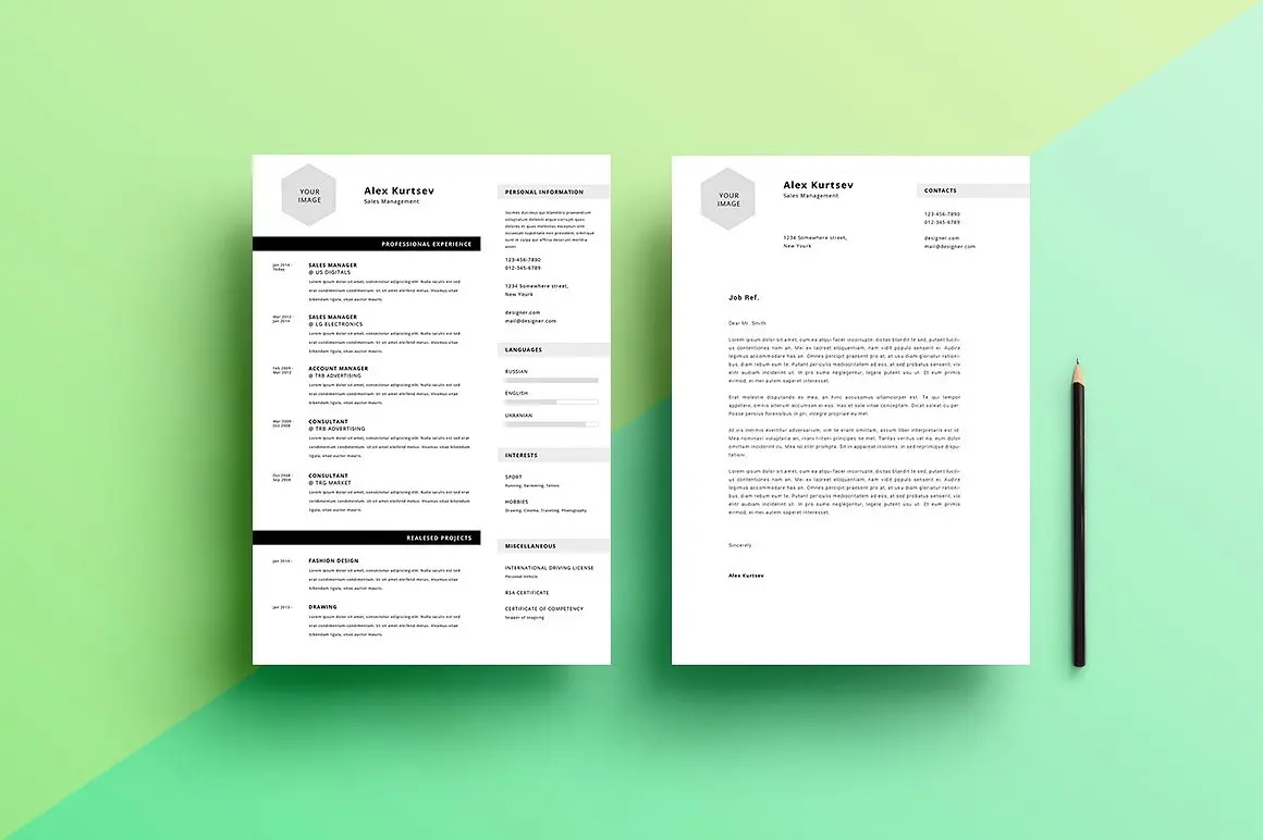 15+ 优质实用简洁的个人简历模板打包下载 （一）-稀土区