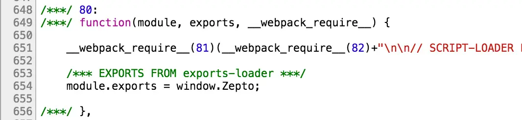 exports-loader