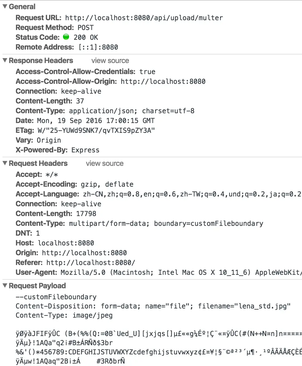 XHR2 upload ArrayBuffer
