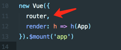 main.js router
