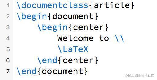 LaTeX 第二课：小试牛刀