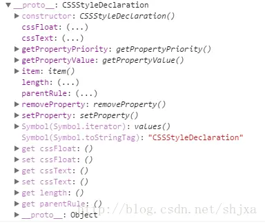 CSSStyleDeclaration