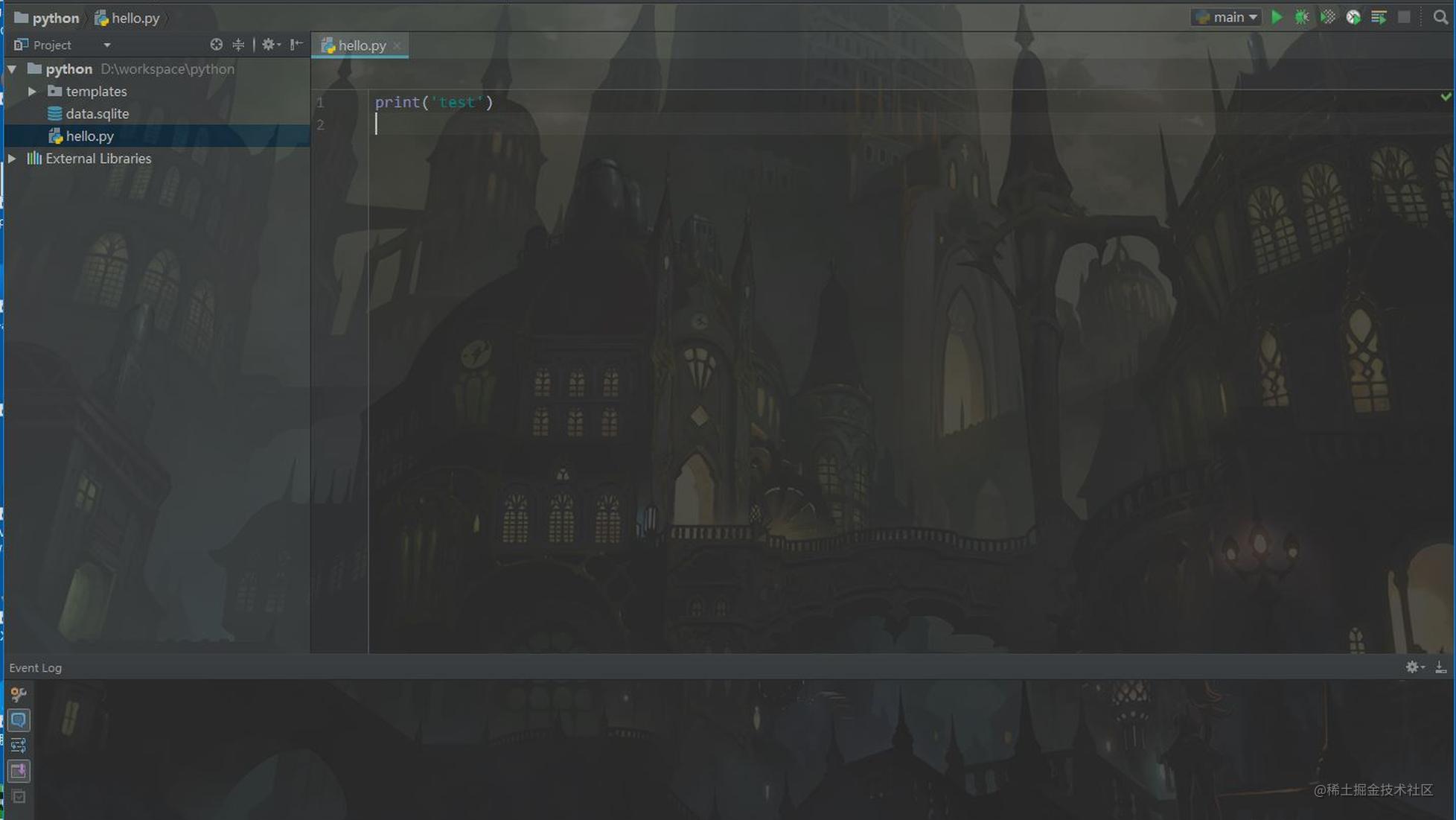 为JetBrains 系列IDE 设置背景图片- 掘金