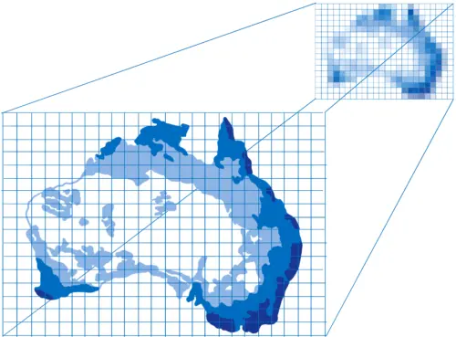 Hi-res image being mapped to a much lower resolution space