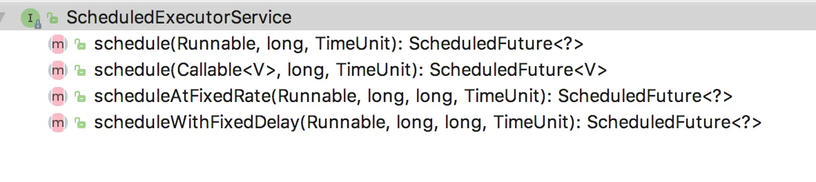 四个Scheduled方法