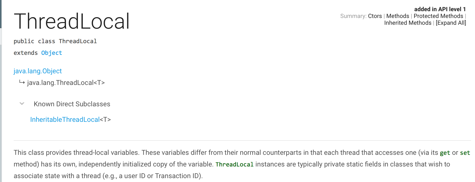 ThreadLocal
