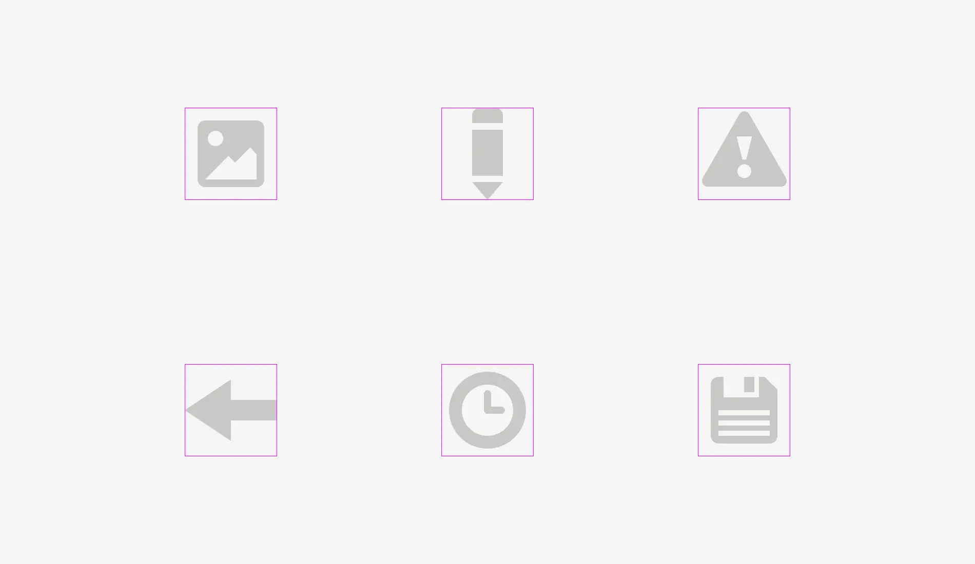 红线即为图标区