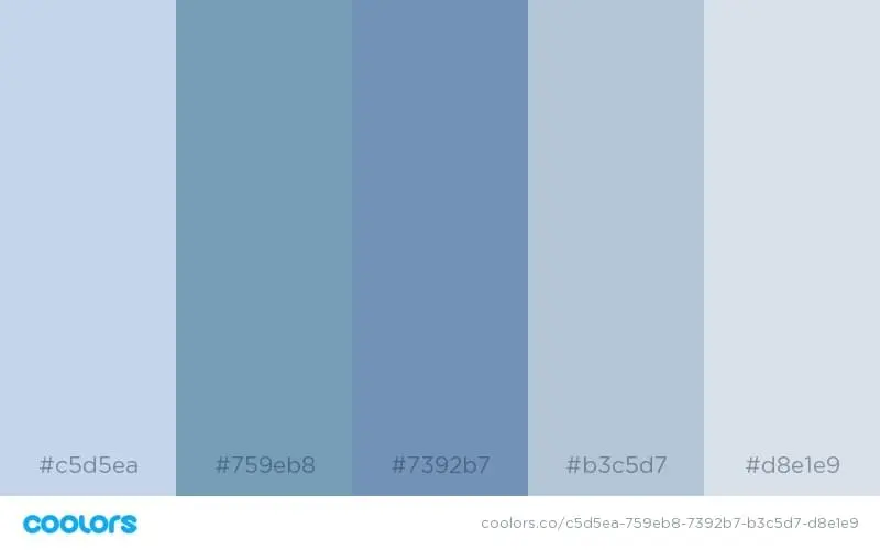 忧郁的配色方案1