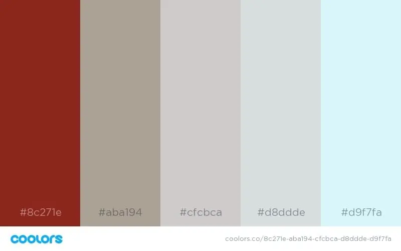 忧郁的配色方案2