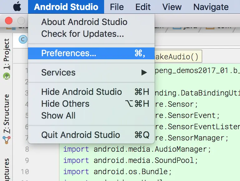 步骤1：打开通用设置界面