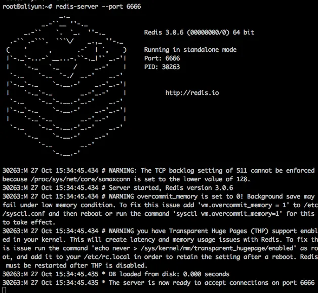 redis-server --port 6666