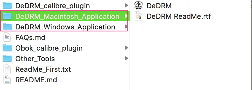 DeDRM Application