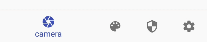 四个选项的底栏