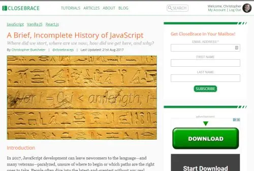 哟，老兄，我听说你喜欢CloseBrace