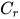 C_{r}