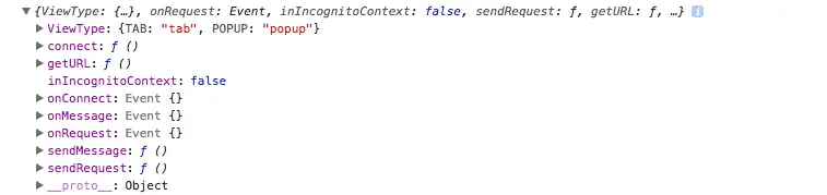 content.js下的chrome.extension对象