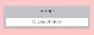 prompt 和 placeholder 