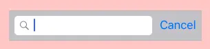 showsCancelButton  = YES 效果