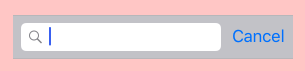 showsCancelButton = YES 效果