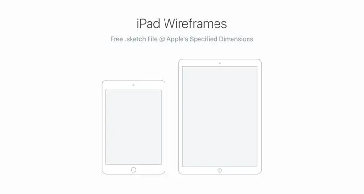 iPad Wireframes UX sketch ios iphone ipad mobile app free wireframe kit template UI design
