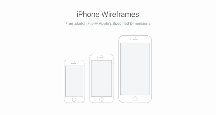  sketch psd photoshop ios iphone ipad mobile app free wireframe kit template UI design