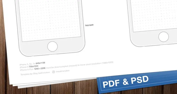 iPhone sketch ios iphone ipad mobile app free wireframe kit template UI design