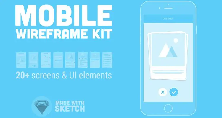 mobile sketch ux flowchart userflow development free wireframe kit template UI design