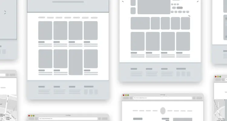 Mottom Simple eCommerce sketch web design development free wireframe kit template UI design