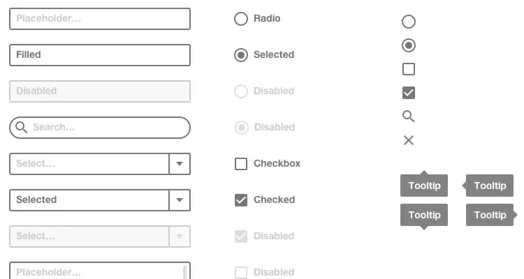 sketch web design development free wireframe kit template UI design