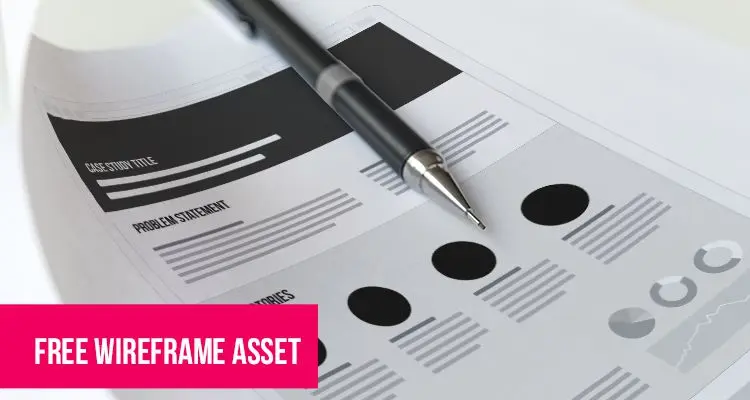 UX Case Study eps ux flowchart userflow development free wireframe kit template UI design