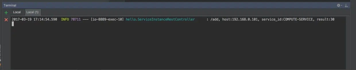 请求到达服务提供者2