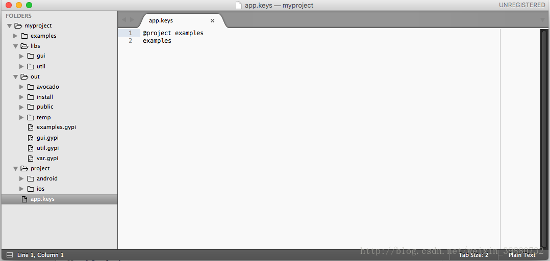 这是我`mac`机上项目目录的样子