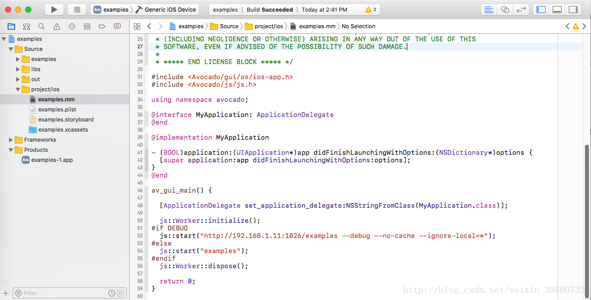 这是打开`Xcode`的样子