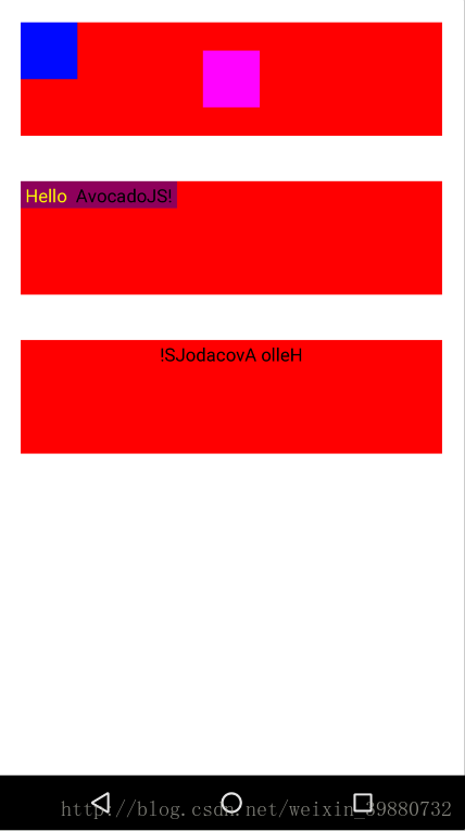 下面是`Google nexus6`的运行效果