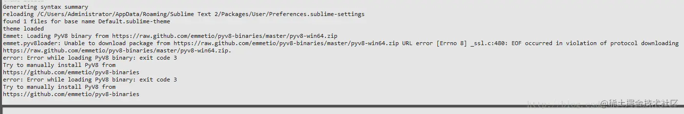 其中有两条,表示下载失败，原因一般是网速慢请求超时或被墙了,换个时间在下载安装把