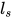 l_{s}