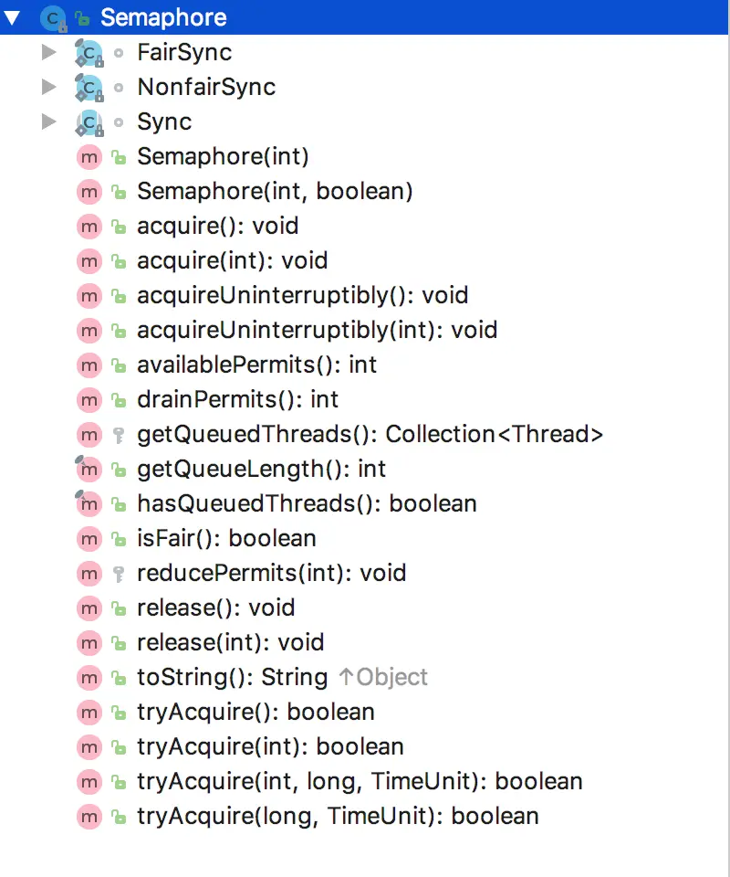 Semaphore代码结构