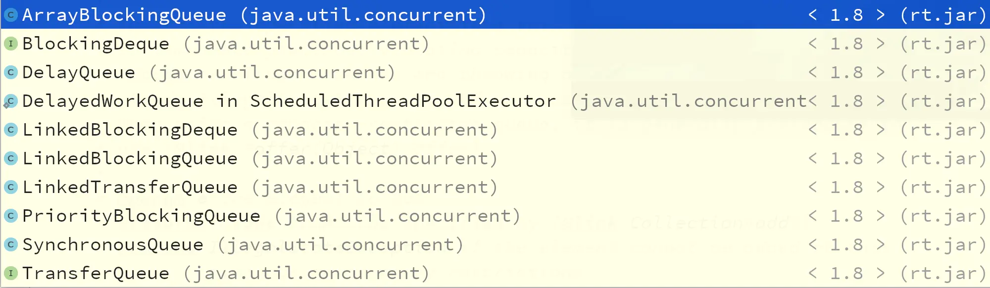 java并发队列概览