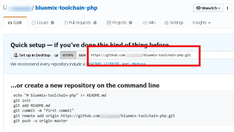 GitHub 存储库 URL