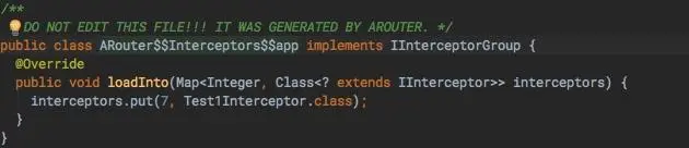 自动生成的拦截类