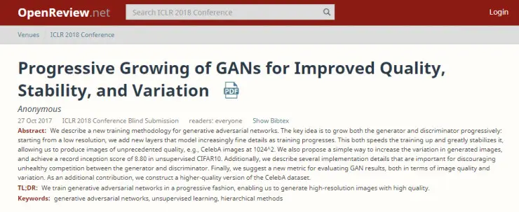 NVIDIA论文：用GAN生成高清图像 | ICLR 2018